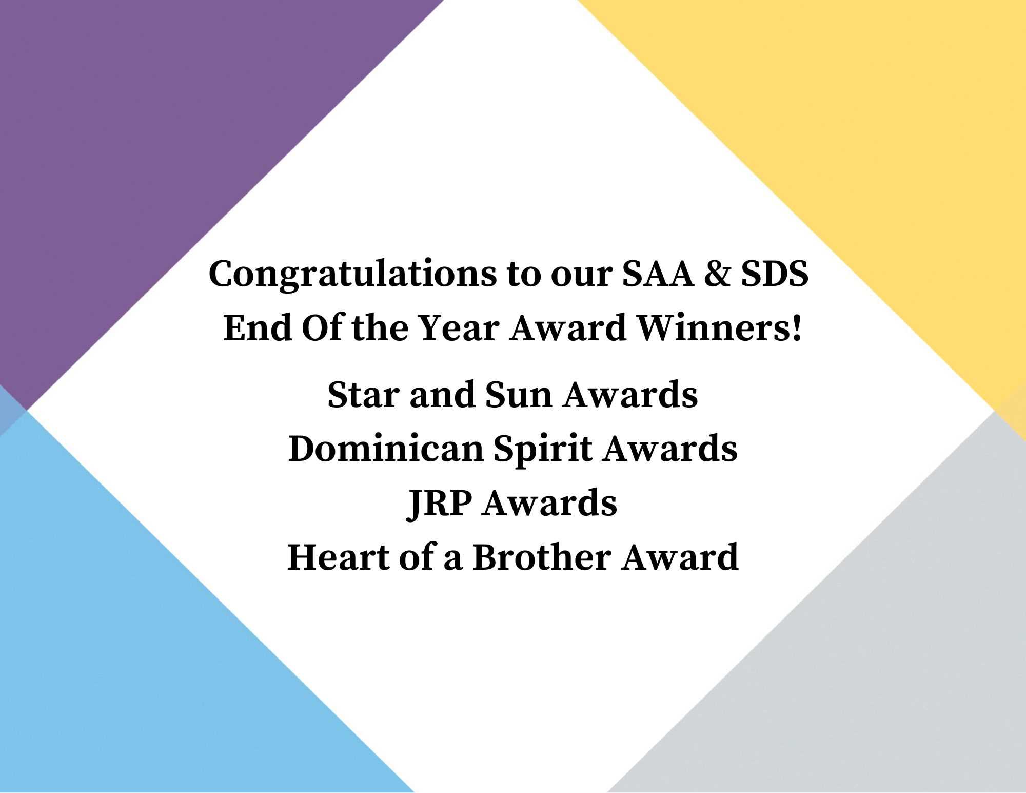 End of the Year Special Awards